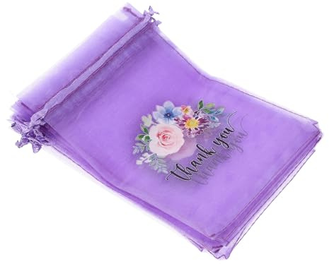 VICASKY Kleine Organzasäckchen zur Duftbewahrung aus Gauze 10 Stück mit Kordelzug Vielseitig Einsetzbar und Geschenkbeutel für oder Koffer