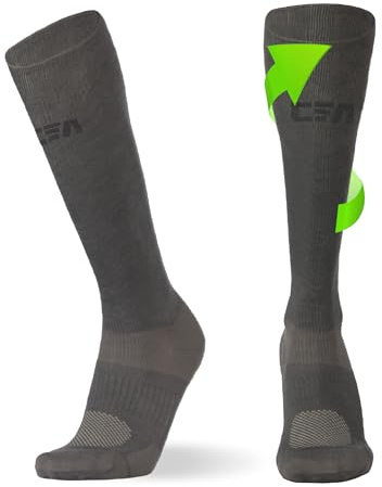 COMPRESSION FOR ATHLETES Calze Compressione Graduata Donna e Uomo di Bambù, Made in Unione Europea
