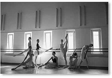 Postereck - 1051 - Balettstudio, kvinna, dansar, sport, ballerina – Dans, Sport, Balett, Studio, Väggkonst, Tryck - affisch - 3:2 61,0 cm x 40,5 cm