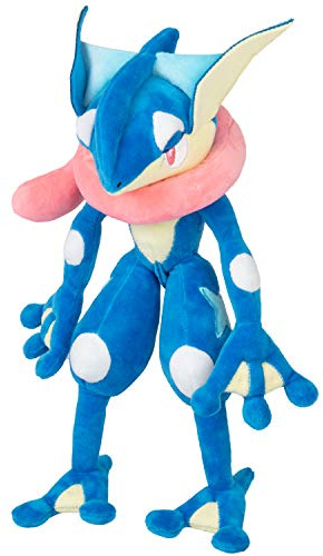 Pokémon Plüsch Kuscheltier Greninja QUAJUTSU 30 cm, Neue Pokemon Spielzeug 2021, Offiziell von Pokemon Lizenziert