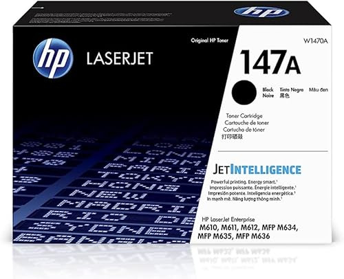 HP 147A Black Original LaserJet Toner Cartridge (W1470A)