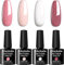 Allenbelle UV Nagellack Set - 4 Farben Gel Geschenkset, Shellac Nail Art, Soak Off LED (005)