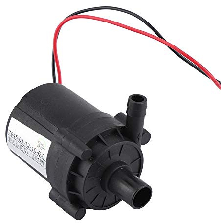 MAGT Bürstenlose Wasserpumpe, DC 12V Umwälzpumpe Einstellbar Zirkulationspumpe Bürstenlose DC Pumpe (12V)