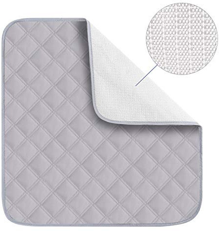 Large Absorbent Washable Incontinence Chair Seat Protector Pad Chair Sheet Waterproof Washable Seat Pads Incontinence Chair Absorbent Pads Nonslip Pet Underpads for Adult Children Baby Pet Mat,55x53cm