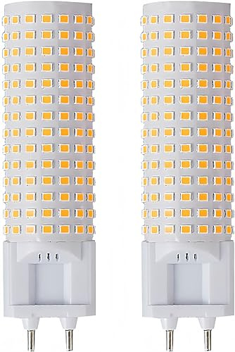 G12 LED Corn Light Bulb G12 18W Corn Lamp Ceramic G12 Base Light Bulbs Super Bright Corn Light for Home Office Chandeliers Sconce Warehouse 3000K Warm White Non-dimmable 2700LM 85V-265V, Pack of 2