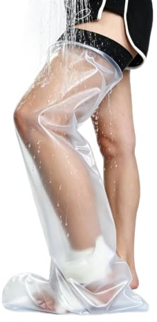 HKF HO KI HO Protège Platre Jambe Protection Étanche pour Adulte,Protège Plâtre étanche et Protecteur de Bandage utilisé pour tout en Douche/Baignade-78cm*44cm