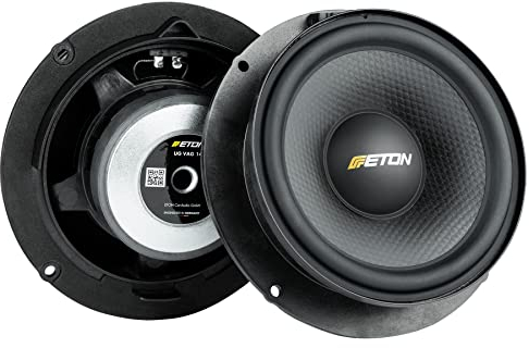 ETON UG VAG 14 – hochwertiger 145 mm / 6 Zoll Tiefmitteltöner, kompatibel mit diversen VW-Modellen (VW Golf 6, Golf 8, T6.1, Polo V etc.), Plug & Play Autolautsprecher für Türeinbau