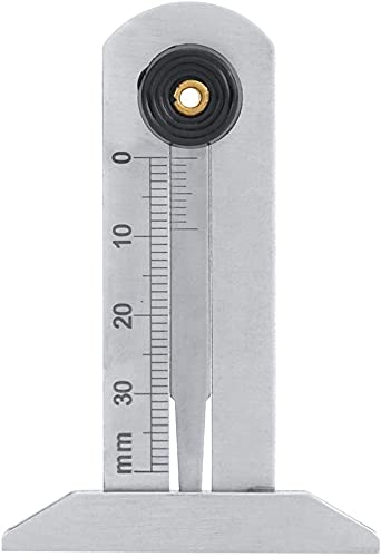 JJJ Misuratore del Calibro di profondità del battistrada del Pneumatico Acciaio Inossidabile Acciaio Inossidabile Vernier Caliper Tread Depth Depth Depth 0-30mm