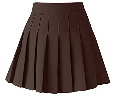 TONCHENGSD Damen Plissierter Minirock Plissierter Minirock