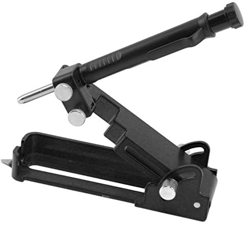 TOPINCN Multifunction Scribing Tool, Construction Pencil DIY Scribe Tool for Line Marker Woodworking Compass Duplication Contour(Black)