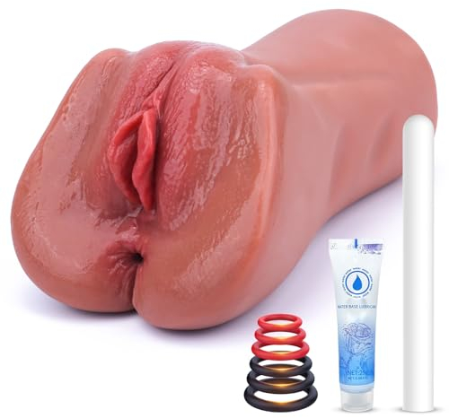742G 2in1 Realistisch Masturbieren Taschenmuschi Groß Sex Spielzeug , Sexpuppe, Masturbator Vagina Anal Klitoris Erotik Sexspielzeug für Männer solo
