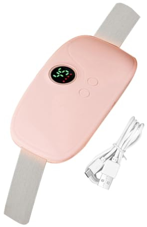 Healeved Cinturón Calentador Para Mujeres Cinturón De Masaje Uterino Calor De Cólicos Menstruales Calefactor Portátil Compresa Térmica Reutilizable Para Abdomen