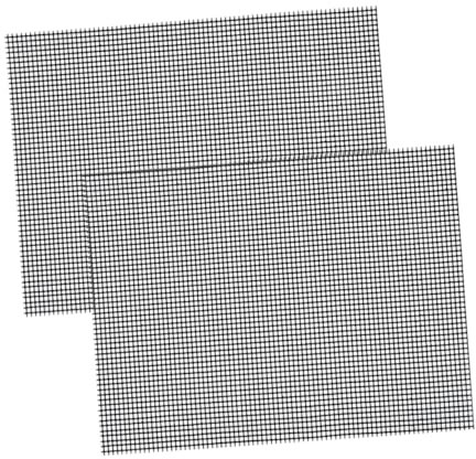 BEBEMOKO 2pcs Heavy Duty Bbq Mesh Mats Non Stick Grilling Mats Cutable for Charcoal Grill Barbecue Supplies for Outdoor Indoor Use
