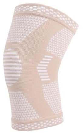 REIFOR Knieschützer Knieschoner Ein Paar Kniestützen, Unisex-Kniekompressionsmanschetten For Training Und Laufen Knieschützer Wandern(Beige,L)