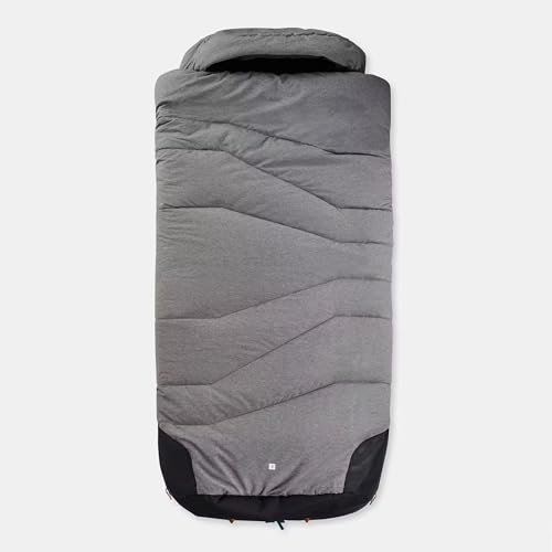 Quechua Sac DE Couchage 2 en 1 en Coton pour Le Camping - Perfect Sleep 5°C Coton