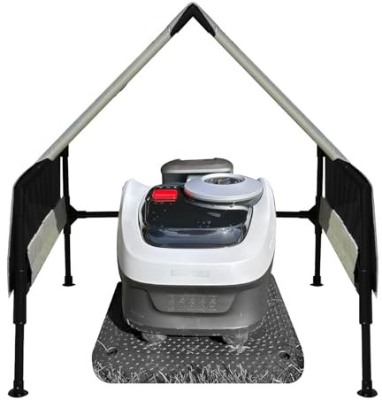 CNAINFC Robot Mower Garage, Wire Free Robot Lawn Mower Cover, Durable Water-Proof and Ultraviolet-Proof Polyester Oxford, 32 x28x24, Suitable for All Types of Remote Control Lawn Mower.