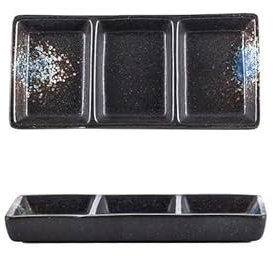 ADERFETBI Piatti Moderni Piatto in Ceramica Creativa Giapponese, Piatto for Salsa, Piccolo Piatto for Salsa, Piatto da tavola Giapponese Servizio Piatti