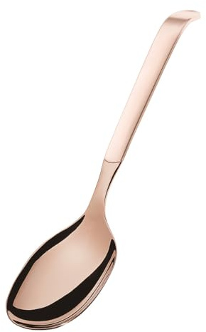 AMEFA BUFFET Servierlöffel schmal | Buffetlöffel | Edelstahl Löffel zum Servieren | Servierbesteck | 18/10 Edelstahl | satiniert | kupfer | Länge: 25,9 cm