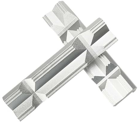 1 paire de mâchoires d'étau en alliage d'aluminium avec coque de protection magnétique souple de 100 mm pour le travail du bois, le bricolage, la plomberie (10,2 cm)