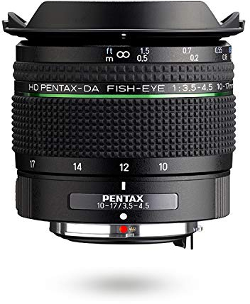 HD PENTAX-DA FISH-EYE 10-17mm F3.5-4.5 ED Ultra-wide angle zoom lens Compact and lightweight Diagonal fisheye lens for K-1 II K-70 KP DSLR cameras