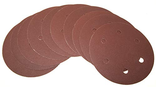 WEN DW80SP Trockenbauschleifer, Körnung 80, Haken- und Schleifpapier, 22,9 cm, 10 Stück