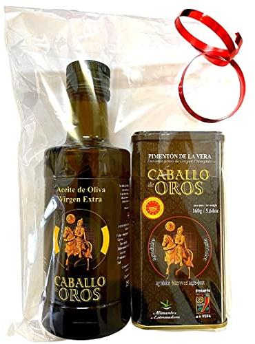 Regalo Gourmet AOVE + Pimentón de la Vera (Pack para elaborar aceite de pimentón de la Vera)