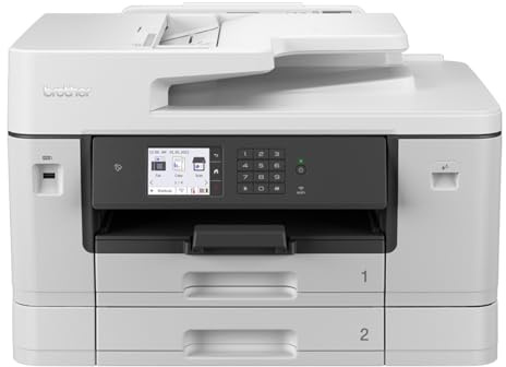 Brother MFC-J6940DW Wireless Colour Inkjet Printer, A3 3-1 (Print/Copy/Scan), Wi-Fi/USB/NFC, A4, 500 sheets, UK Plug