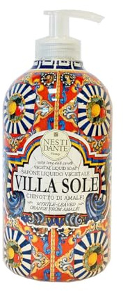 Nesti Dante Villa Sole Chinotto (Liquid Soap/Flüssigseife 500 ml, Unisex, für alle Hauttypen geeignet) 661222