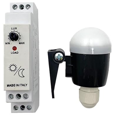 Interrupteur crépusculaire modulaire DIN avec sonde externe Sun d2 - Idrhaus