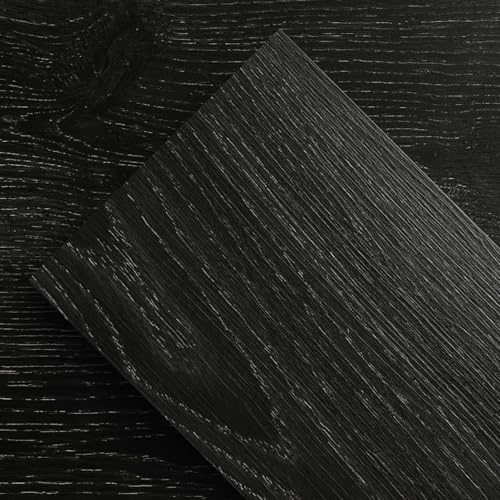ATOPOSE Selbstklebender Vinylboden | 18 - Stück 2.51 m² - Nero | Holzoptik | Einfache DIY-Verlegung und wasserdicht für Schlafzimmer Küche Waschküche Innen Wohnbereich