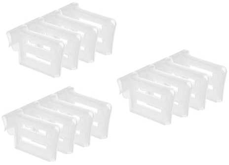 COLLBATH 12pcs Fridge Side Door Divider Freezer Dividers Fridge Organisers Drawer Food Partition Plate Easy Install