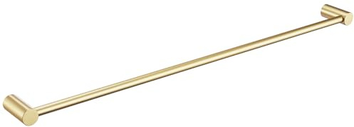 KOKOSIRI Handtuchhalter, goldfarben, für Badezimmer, 91,4 cm, Handtuchstange, Wandmontage, Badezimmer-Hardware, WC-Zubehör, Edelstahl, B4007BG-L36