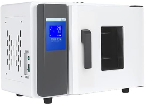 Mini horno de secado al vacío de escritorio pequeño de alta precisión para instituciones industriales y de investigación, horno electro termostático para granos, 50 ~ 300 ℃