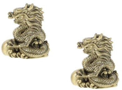 DECHOUS 2pcs Garden Dragon Ornaments Chinese Dragon Ornament Halloween Decor Statue Sculpture Home Decor