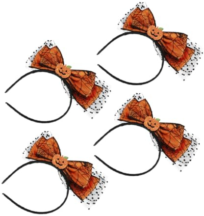 Holibanna 4 St Halloween Hårband med Partyaccessoar för Höst Thanksgivingfirande Festligt Huvudband för Kvinnor Tjejer