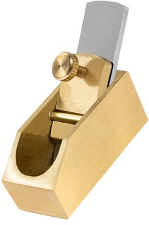 TSMORY Wood Planer Hand Tool Flat Bottom Thumb Plane Woodworking Planer Violin Plane Cutter Manual Push Planing Hand Tool