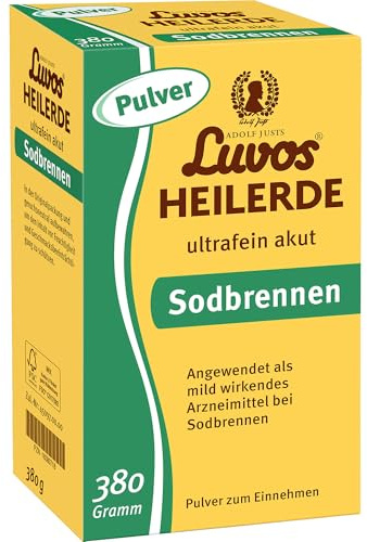 Luvos Heilerde ultrafein akut Pulver gegen Sodbrennen, 380 g Pulver