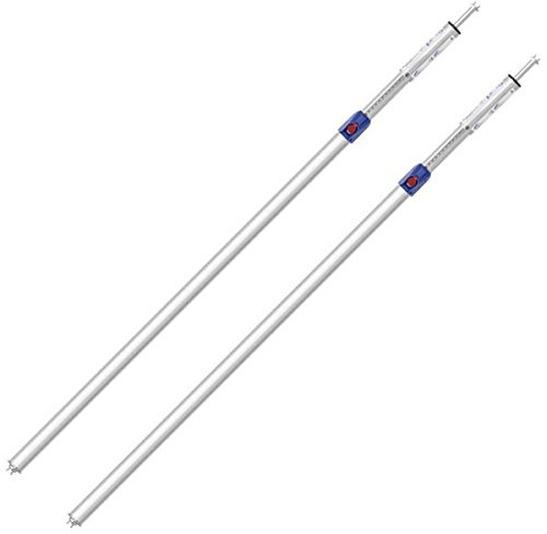 Kurierbedarf.com Lot de 2 barres d’arrimage pour maintien de charge dans transporteur, 1,55 à 2,05 m