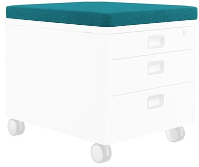 Moll Pad Sitzkissen für Rollcontainer | Bequeme Sitzauflage für Pro & Cubic | abnehmbar & pflegeleicht | ideale Ergänzung Kinderschreibtische | Made in Germany