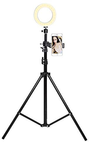 Universal Telescopic Tripod with Flash for Samsung Galaxy Note 20 Ultra Smartphone Adjustable Photo