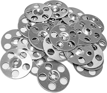 Thermopanel 36mm Stainless Steel Washers for Tile Backerboard - Pack of 1000 Tile Backerboard Washers to Fix Marmox, Wedi Type Insulation Boards to Floors and Walls