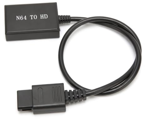 N64 Zu Hdmi Konverter Adapter, Wandelt Spielkonsolen Videosignal In Hd Multimedia Schnittstellensignal Um, Unterstützt Pal Ntsc, Plug And Play Gaming Kabel