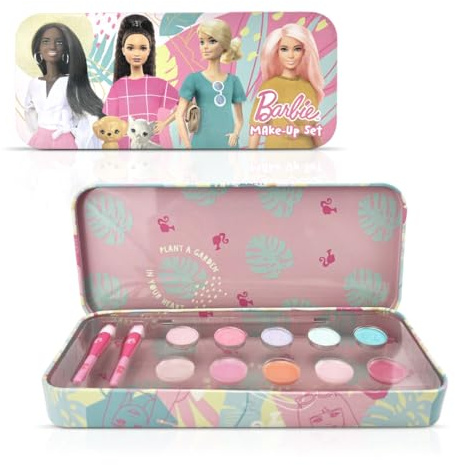 Barbie Make-Up Collection Erinnerungsdose - Kinderschminke - Mädchen - Geschenk