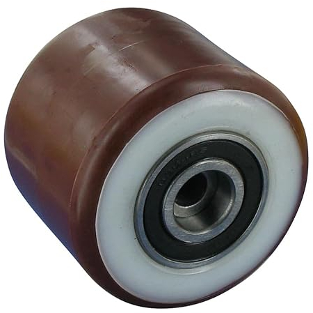 Rollentechnik Hubwagenrolle Laufrolle Ersatzrolle DRS Polyurethan 82x60 Einbaulänge 60 Bohrung: 20