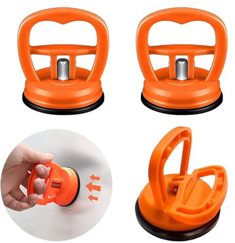 3 Stück Saugnapf Dent Abzieher Beulen Reparaturset Auto Dellen Rausziehen Saugheber Funktion Schwerlast Dellenentfernung Vakuum Saugnapf Saug Heber für Auto Dellen Handy Glasscheiben Laptop