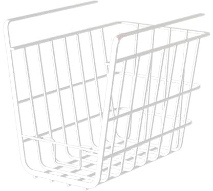 Panier de Rangement Suspendu Sous étagère, Panier de Rangement Sous étagère, Organisateur de Panier, étagère Métallique Suspendue, Rangement Sous étagère avec Support de Téléphone