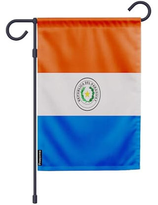 Bandera de jardín de Paraguay 32 x 47,5 cm