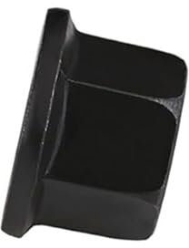 1/2/3 Stück M10 M12 M14 M16 M18 M20 M22 M24 M27 M30 Schwarzer Flansch Kontermutter Sechskant Sechskantmutter(M10-3pcs)