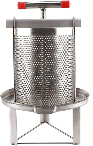 Extracteur de Miel Extracteur manuel, extracteur d'abeilles en acier inoxydable, outil de centrifugeuse commerciale, presse manuelle à fromage à mailles de 2 mm, pour et fruits