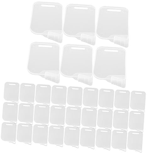 Mikikit 40pcs Convenient Freezer Divider Fridge Organiser Plastic Separator for Refrigerator Storage